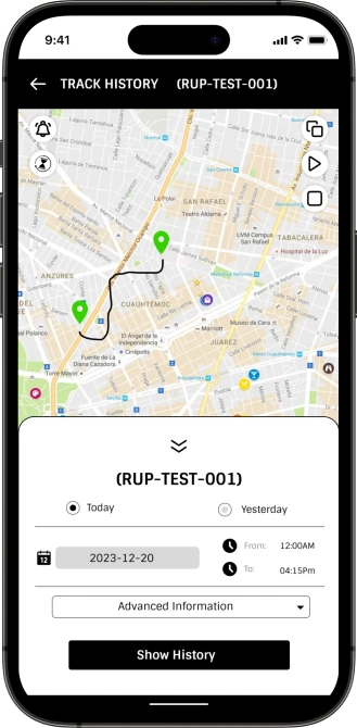 Live Vehicle Tracking History1